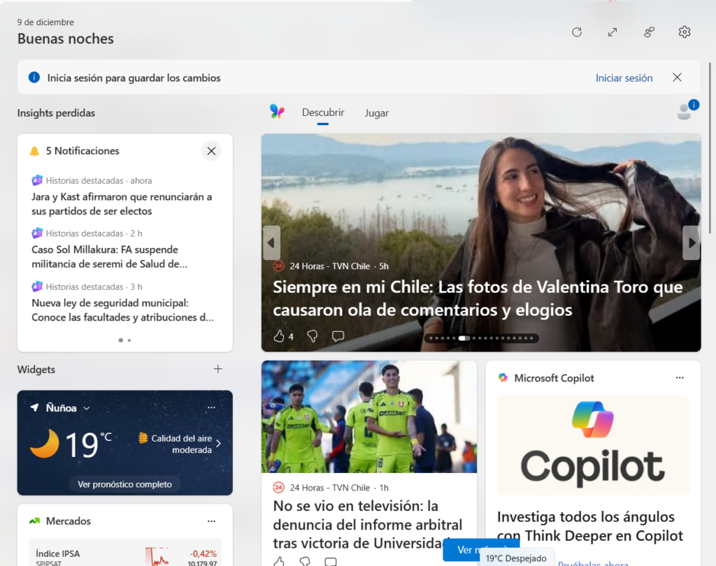 Lo que ofrecen los medios generales cuando no se expresan preferencias de uso de parte de la audiencia.