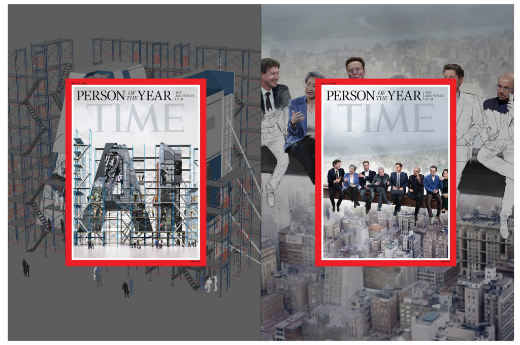 La imagen muestra la portada de la edición que destaca al personaje del año de la revista Time.